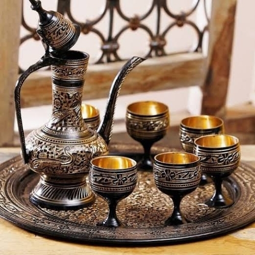 Brass Tea Set