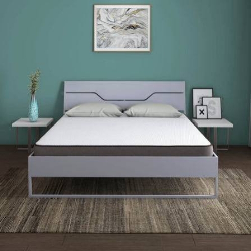 Metal And Wooden Bed