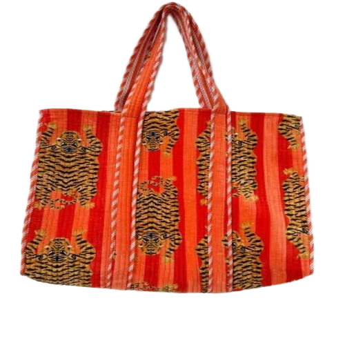 Velvet Print Tote Bag