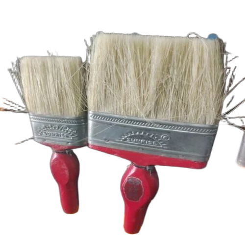 Wooden Red Painting Brush