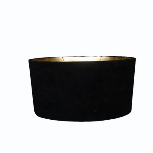 Black Drum Shape Lamp Shade
