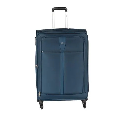 Blue Travel Trolley Bag - Size: Large