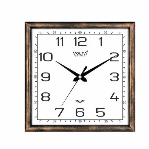Square Analog Wall Clock