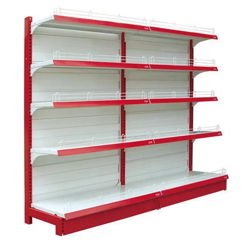 Rust Resistant Supermarket Rack - Color: White