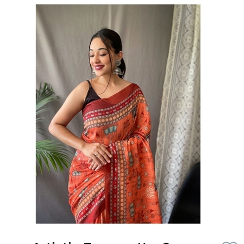 Women artistic saree 