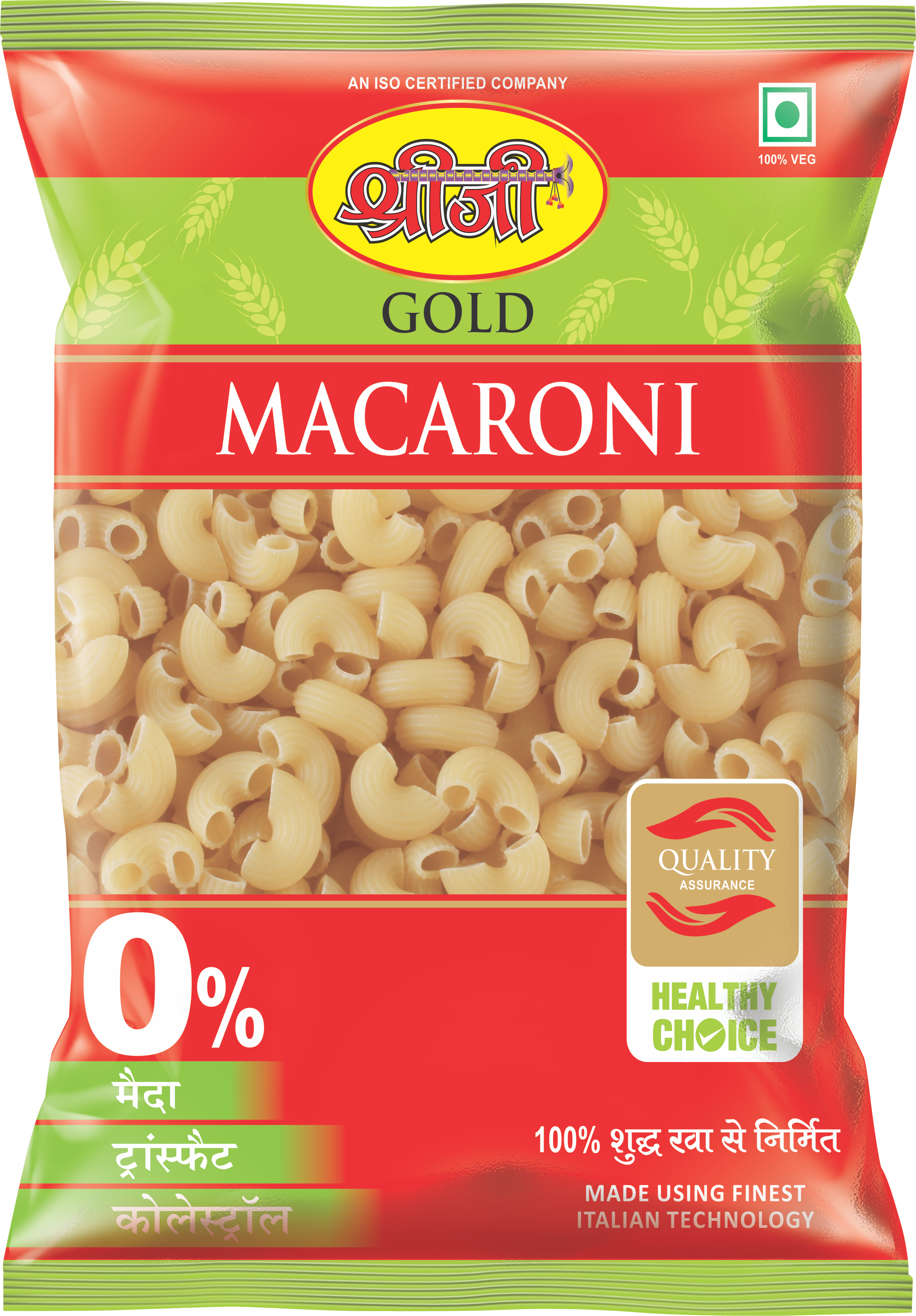 Shreeji Macroni Gold Pasta 900g
