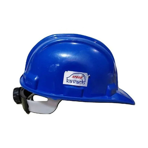Blue PVC Safety Helmets