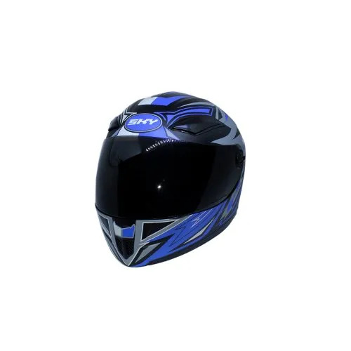 Comfort Fit Full Body Helmet - Color: Skyblue