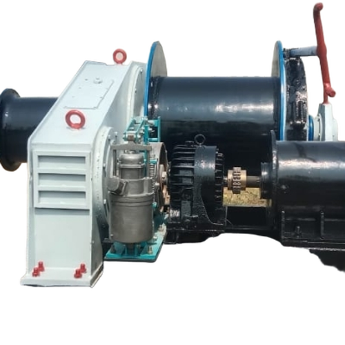 Heavy Electric Winch - Color: White And Black