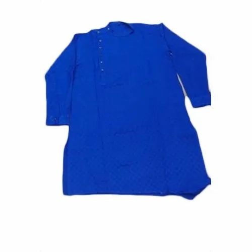 Men Dark Blue Kurta