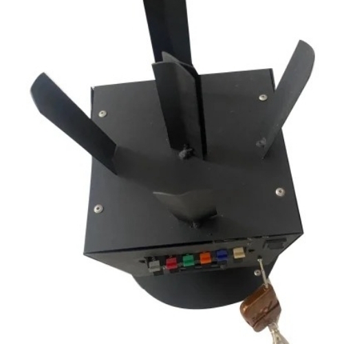 Rotating cold firework machine