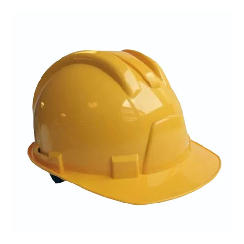 Yellow PVC Safety Helmets