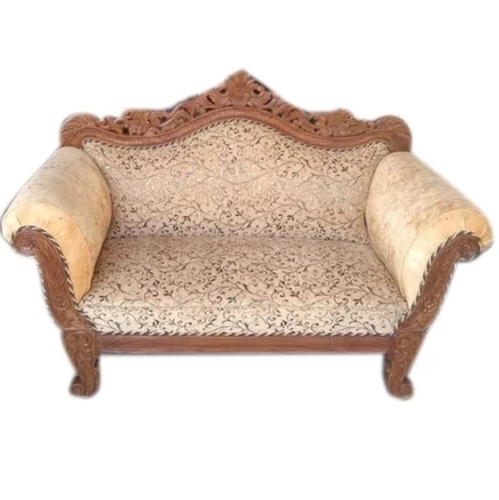 Brown Office Teak Wood Sofa