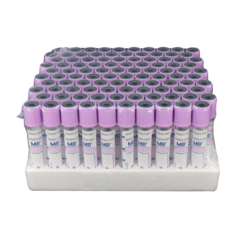 K2/K3 Edta Vacuum Blood Collection Tube For Routine Blood Tests And Whole Blood Tests - Shelf Life: 1 Years