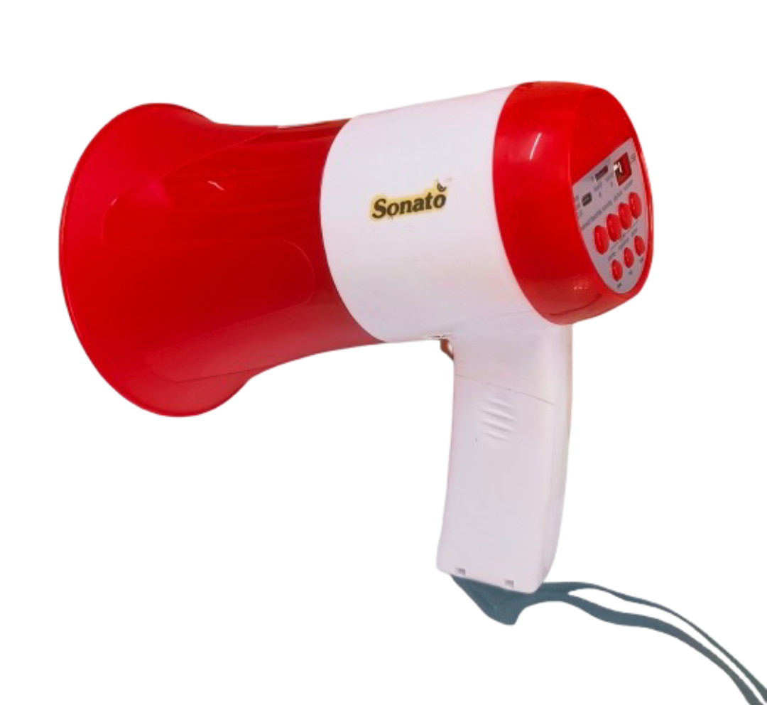 Sonato Megaphone 629b Dual Battery Loud Speaker - Charge Time: 2 Hours