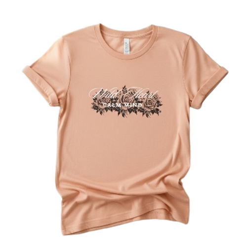 Women T-Shirt Wild Heart Calm Mind