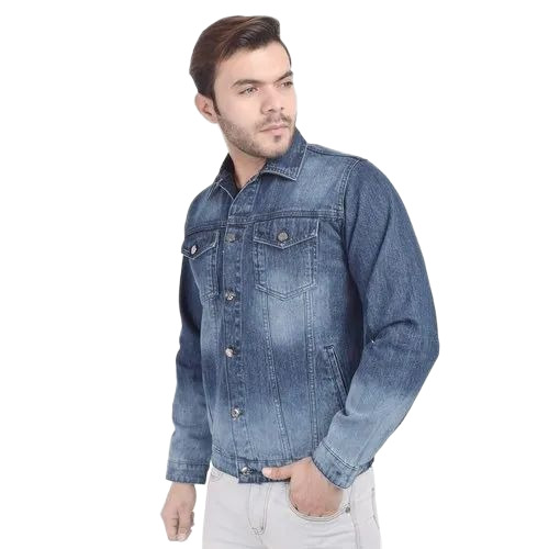 Blue Men Denim Jacket