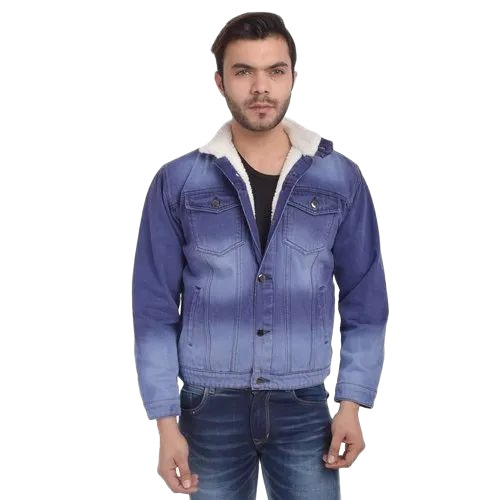 Men Blue Denim Jackets