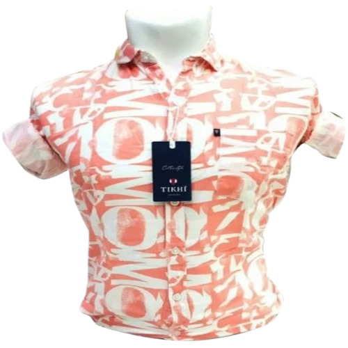 Mens Cotton Printed Shirt