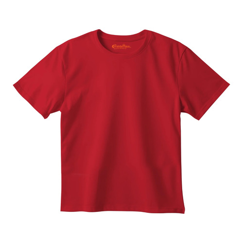 Red Plain T Shirt - Color: A