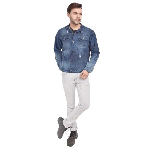 Rugged Fit Men Denim Jacket