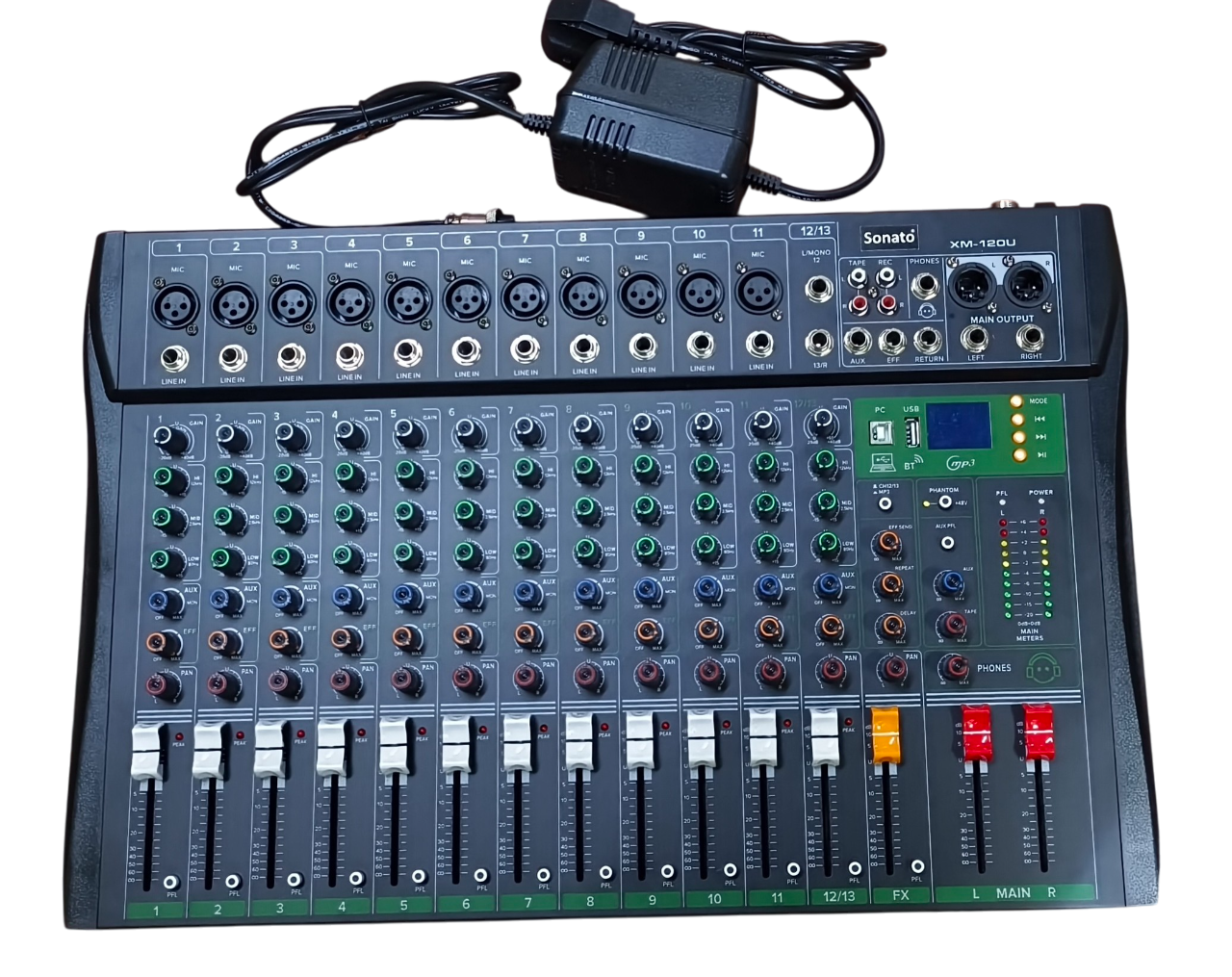 Sonato Xm 120U Mixer Flight Case - Color: Black