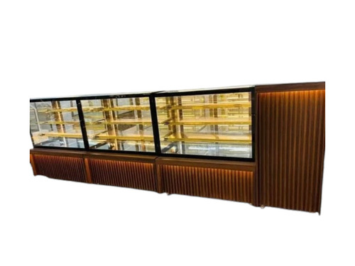 Sweet And Cake Display Counter - Color: Brown