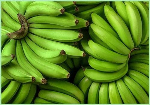 Natural Green Banana