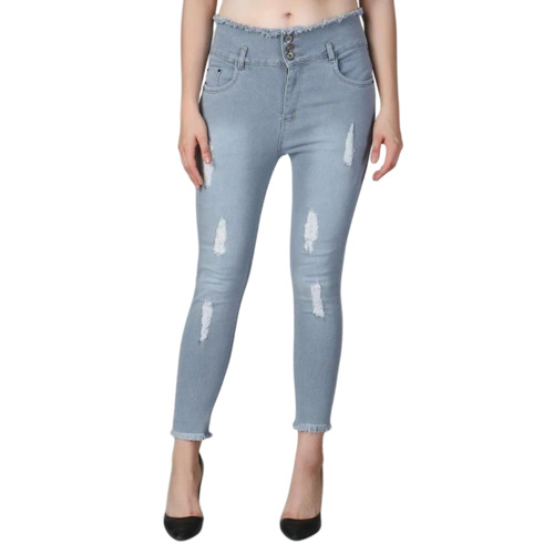 Women Denim Ripped Stretchable Jeans
