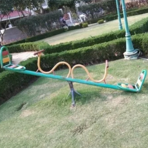 Kids playground seesaw