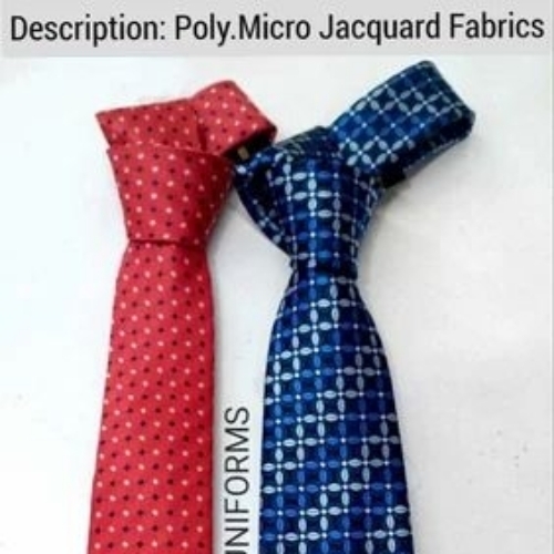 Micro Poly Jacquard Tie