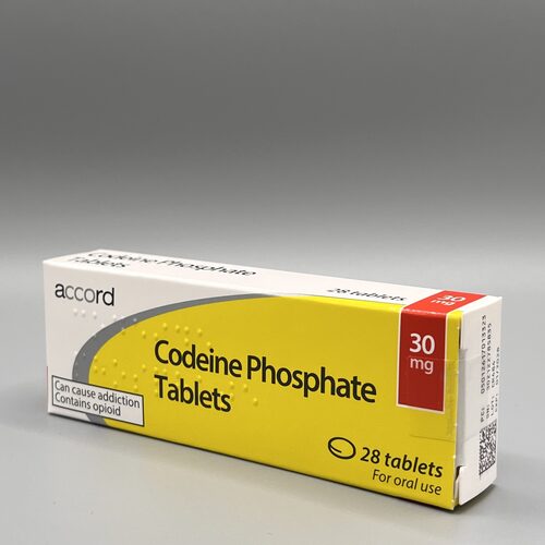 accord codeine phosphate 30mg tablets