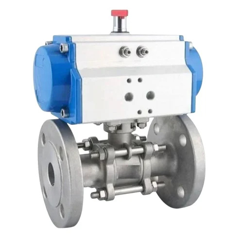 Pneumatic Actuator Operated Ball Valve - Application: Industrial