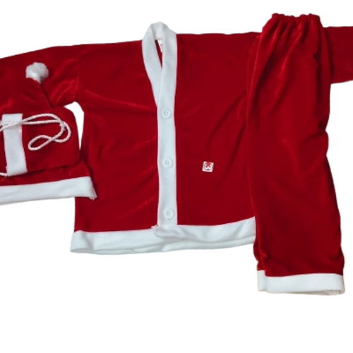 Velvet Santa Dress Set