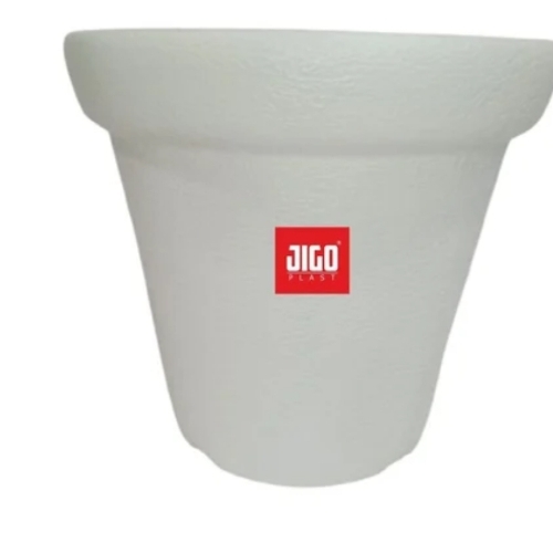 10 Inch White Ruby Planter