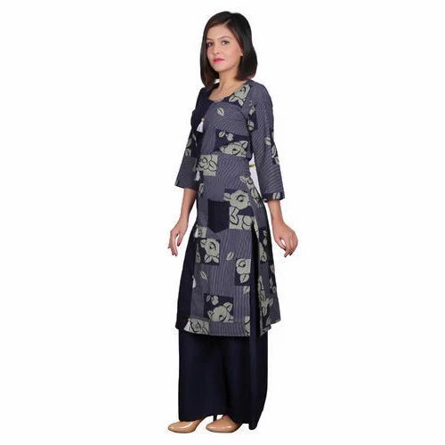 Ladies Pocket Printed Kurti