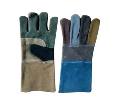 Multi Color Leather Hand Gloves