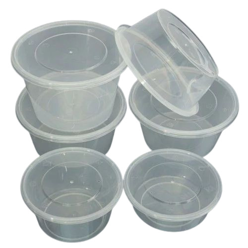 Round Clear Plastic Container