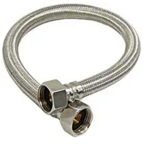 Stainless Steel Hydraulic Hoses Pipe - Color: Silver