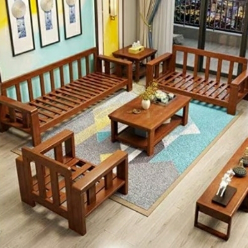 wooden sofa 