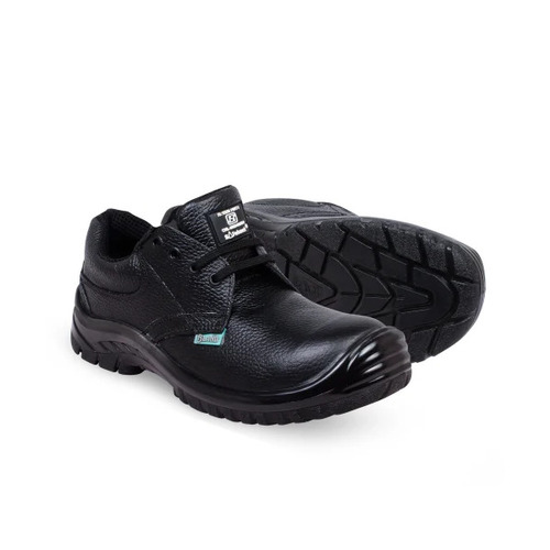 Black Leather Safety Shoes