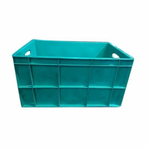 Green Industrial Plastic Crate