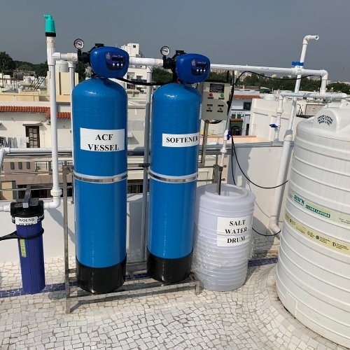 Auto softener plant