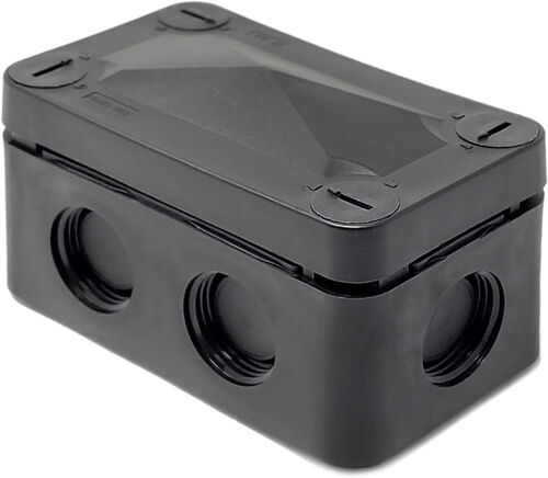 Black Waterproof Electrical Enclosure Box