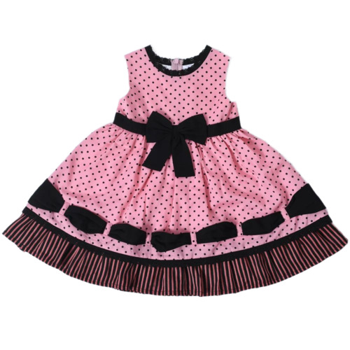 Kids Sleeveless Frocks By Ms Cafsew Colours