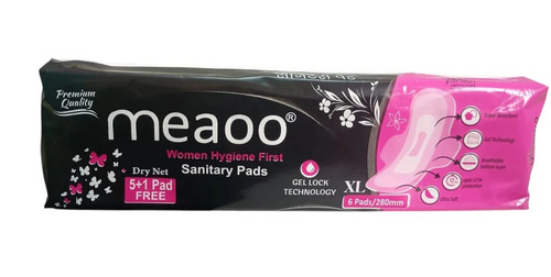 Meaoo Drynet Straight Xl 280 Mm Sanitary Pads - Age Group: Women