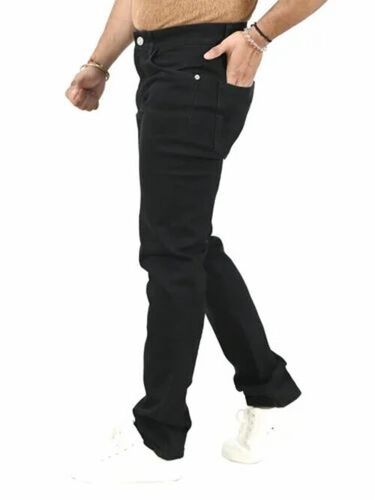 Men Black Denim Jeans By Qazi Traders