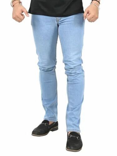 Men Light Blue Denim Jeans