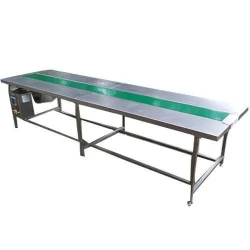 Packing Conveyor Belt Machine - Color: Green