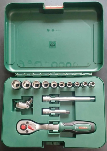 Socket Wrench Set  - Color: Green